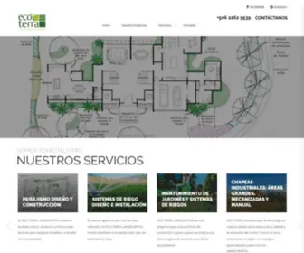 Ecoterra.co.cr(Eco Terra Landscaping) Screenshot