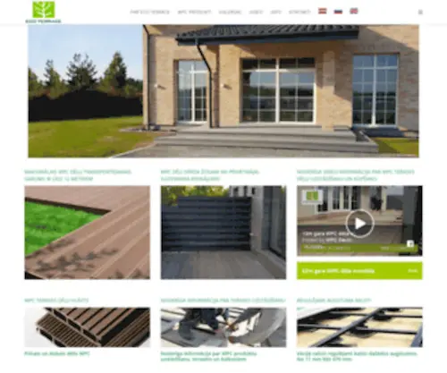 Ecoterrace.eu(WPC (wood plastic composite)) Screenshot
