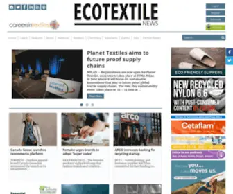 Ecotextile.com(Ecotextile News) Screenshot