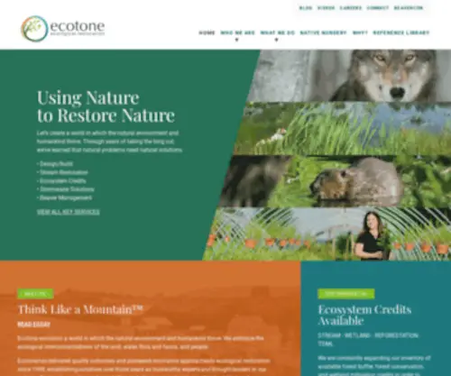 Ecotoneinc.com(Ecotoneinc) Screenshot