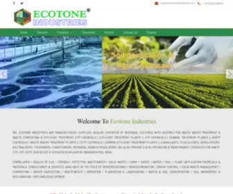 Ecotoneindustries.com(Waste Water Treatment Plants) Screenshot
