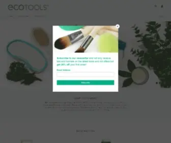 Ecotools.com.au(Look beautiful and live beautifully with the EcoTools range of sustainable make) Screenshot