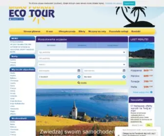 Ecotour.com.pl(Biuro Podróży Wrocław) Screenshot