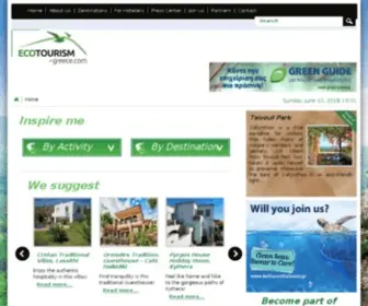 Ecotourism-Greece.com(Ecotourism Greece) Screenshot