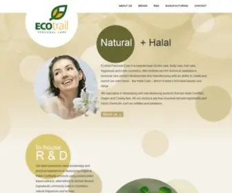 Ecotrailpersonalcare.com(ECOTRAIL) Screenshot