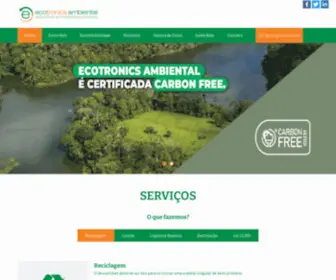 Ecotronics.com.br(Logística Reversa lixo Eletrônico Resíduo Eletrônico) Screenshot