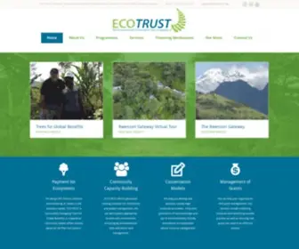 Ecotrust.or.ug(The Environmental Conservation Trust of Uganda) Screenshot