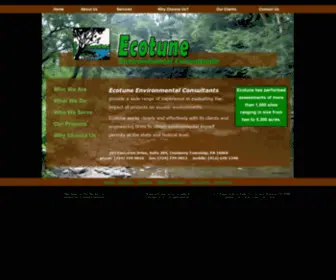 Ecotuneenvironmental.com(Environmental Consulting Company) Screenshot