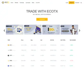 Ecotx.io(ECOTX) Screenshot