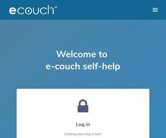 Ecouch.com.au(Self-help and information for common mental health issues) Screenshot