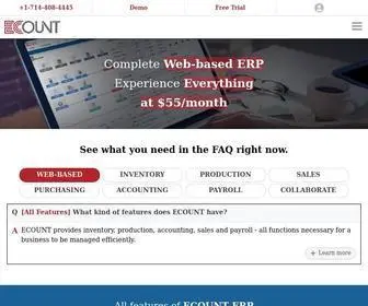 Ecounterp.com(Ecount Inc) Screenshot