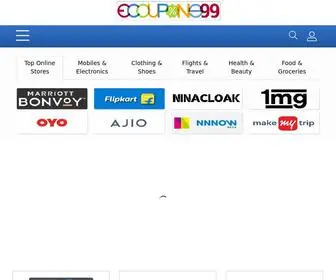 Ecoupons99.com(Coupons, Cashback, Offers and Promo Code) Screenshot