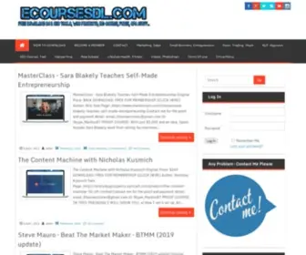 Ecoursesdl.com(FREE DOWNLOAD IM & SEO TOOLS) Screenshot