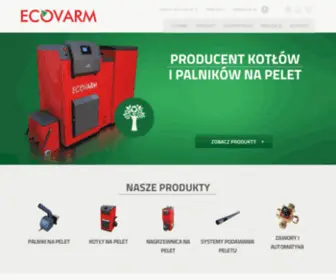 Ecovarm.com(Kotły i palniki na pelet) Screenshot