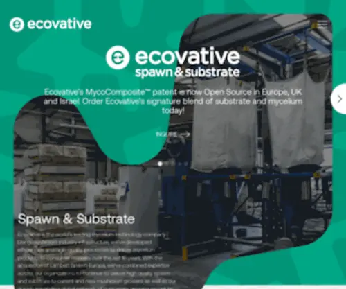 Ecovative.com(Ecovative) Screenshot