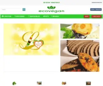 Ecovegan.com(Main Home) Screenshot