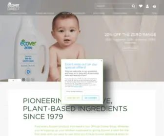 Ecoverdirect.com(Official Ecover Online Shop) Screenshot