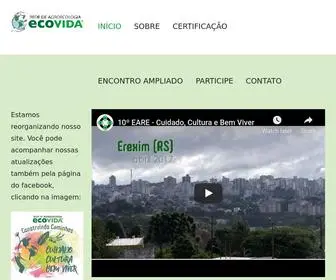 Ecovida.org.br(Rede Ecovida) Screenshot