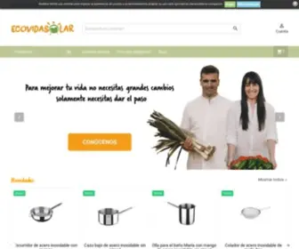 Ecovidasolar.es(La tienda ecologica Ecovidasolar) Screenshot