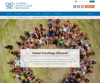 Ecovillage.org(Global Ecovillage Network) Screenshot