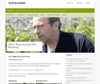 Ecovin-Baden.de(ECOVIN Baden) Screenshot