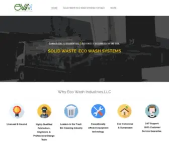 Ecowashindustries.com(The trash bin cleaning business) Screenshot