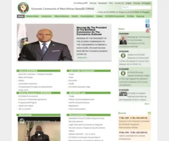 Ecowas.int(Economic Community of West African States(ECOWAS)) Screenshot