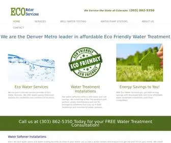 Ecowaterco.com(Water Treatment Installations) Screenshot