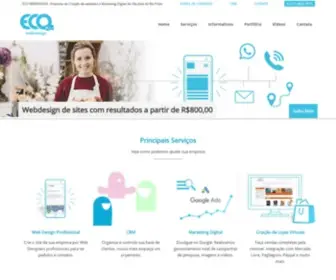 Ecowebdesign.com.br(Eco Webdesign . Empresa de Marketing Digital e Criação de Sites em Rio Preto) Screenshot