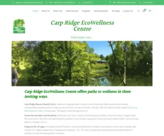 Ecowellness.com(Carp Ridge Ecowellness Centre) Screenshot