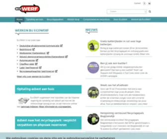 Ecowerf.be(Homepage) Screenshot