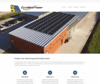 Ecowisepower.com(EcoWise Power) Screenshot