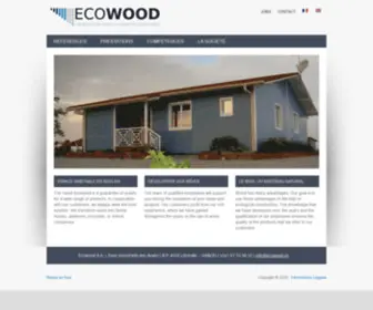 Ecowood.ch(L'innovation dans la construction Bois) Screenshot