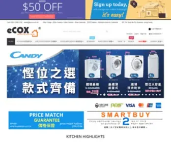 Ecox.com.hk(ECOX® Online Store) Screenshot