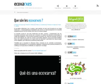 Ecoxarxes.cat(Ecoxarxes ← espai on trobar) Screenshot