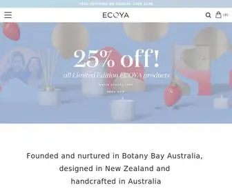 Ecoya.com.au(Soy Candles) Screenshot