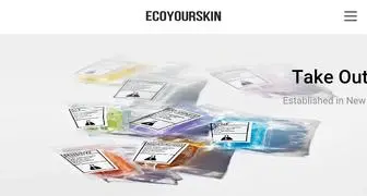 Ecoyourskin.co.kr(에코유어스킨) Screenshot