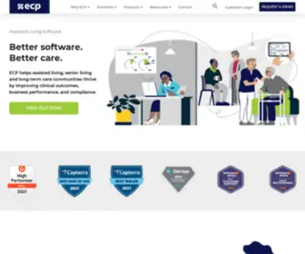ECP123.com(Assisted Living Software) Screenshot