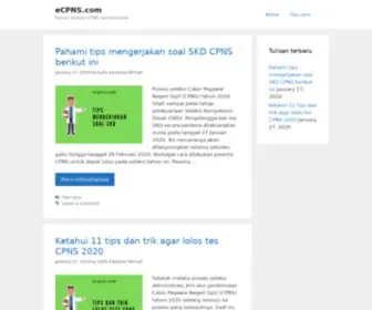 ECPNS.com(Forum diskusi CPNS se) Screenshot