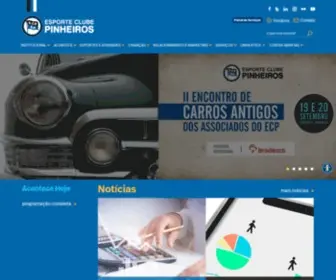 ECP.org.br(Esporte Clube Pinheiros) Screenshot