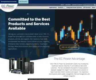 ECPWR.com(Critical Power Experts since 1992) Screenshot