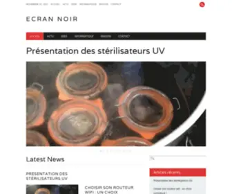 Ecran-Noir.fr(Ecran noir) Screenshot