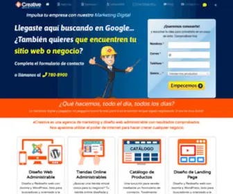 Ecrear.com(Diseño Web Wordpress para Empresas en Lima Perú) Screenshot