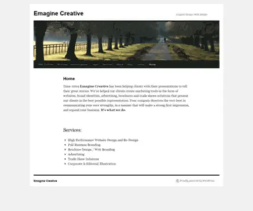 Ecreativedesign.com(Emagine Creative) Screenshot
