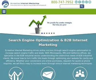 Ecreativeim.com(B2B Search Engine Optimization Minneapolis) Screenshot