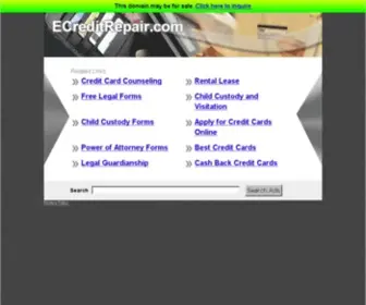 Ecreditrepair.com(Ecreditrepair) Screenshot