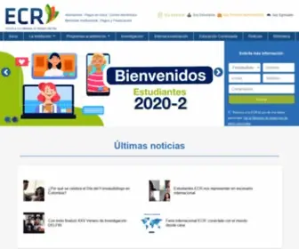 ECR.edu.co(Escuela Colombiana de Rehabilitación) Screenshot