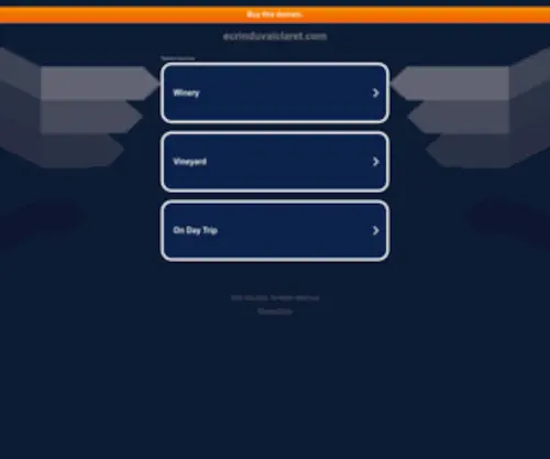 Ecrinduvalclaret.com(Ecrinduvalclaret) Screenshot