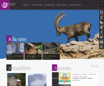 Ecrins-Parcnational.fr(Parc national des Ecrins) Screenshot