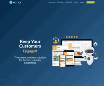 Ecrion.com(Solutions for Better Customer Experience) Screenshot